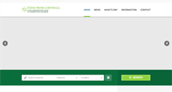 Desktop Screenshot of foodfromcornwall.co.uk